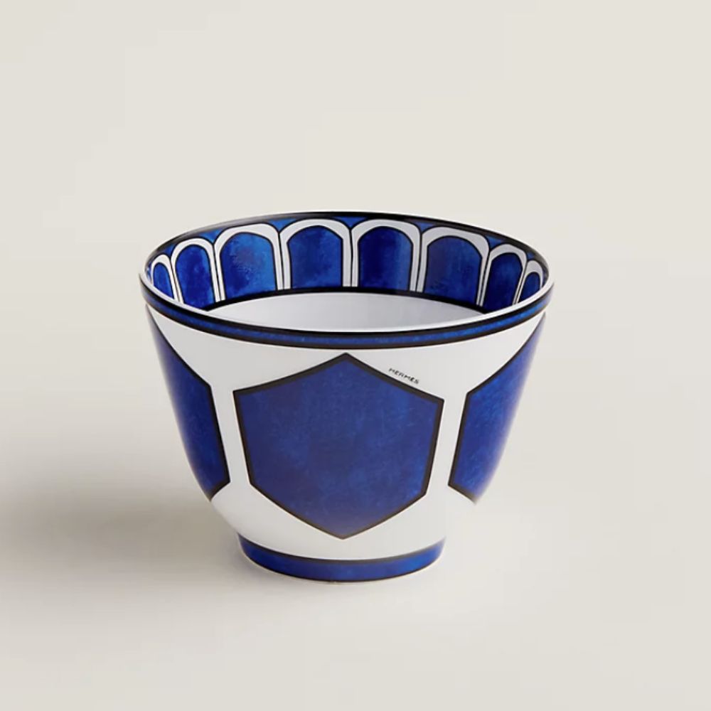 Blue and white Herm&amp;egrave;s bowl