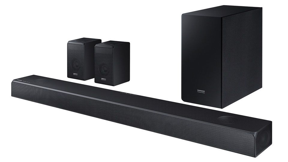 Samsung's premium HW-950 7.1.4 soundbar has room-filling Dolby Atmos