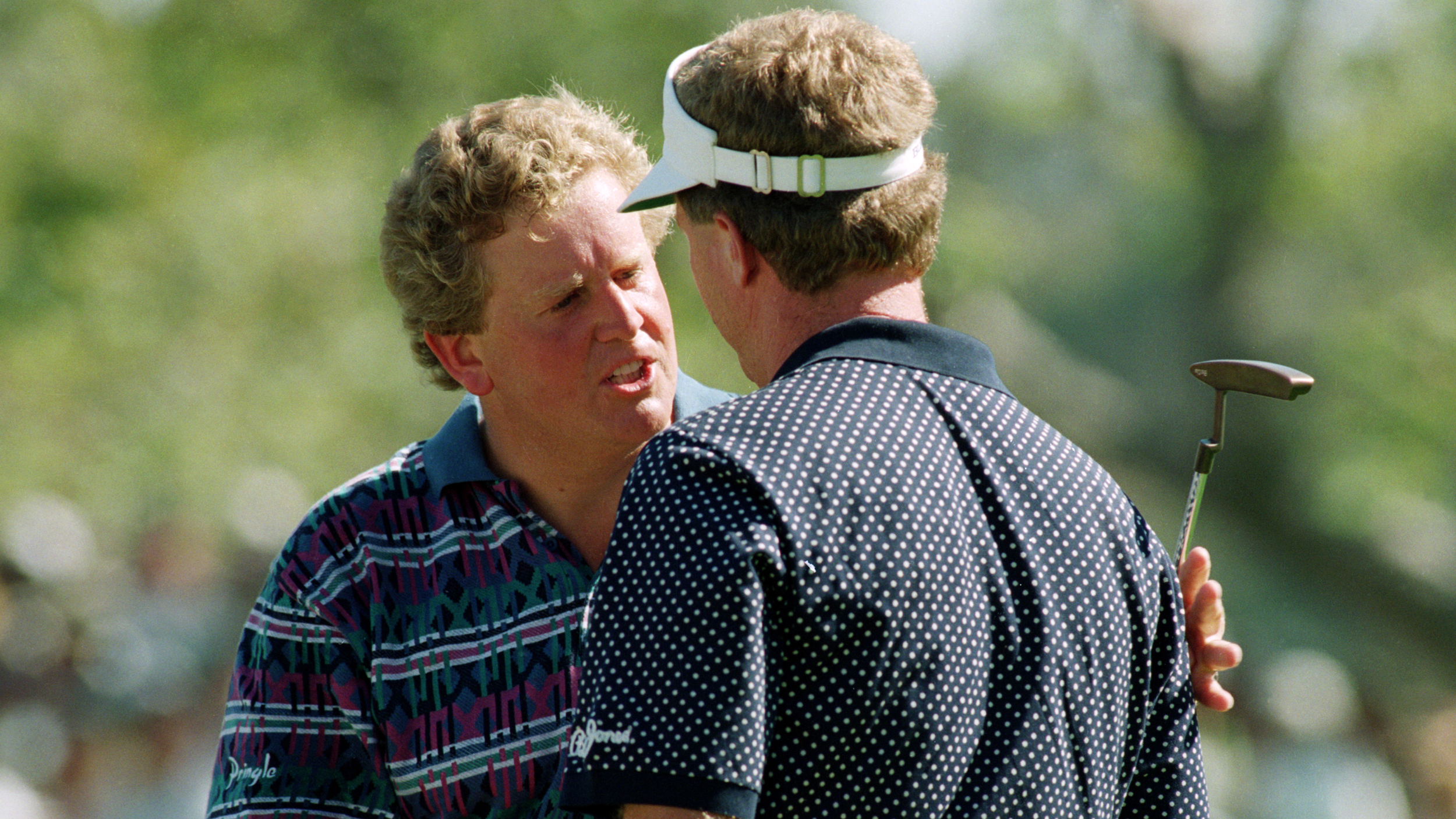 Colin Montgomerie and Steve Elkington at the 1995 PGA Championship
