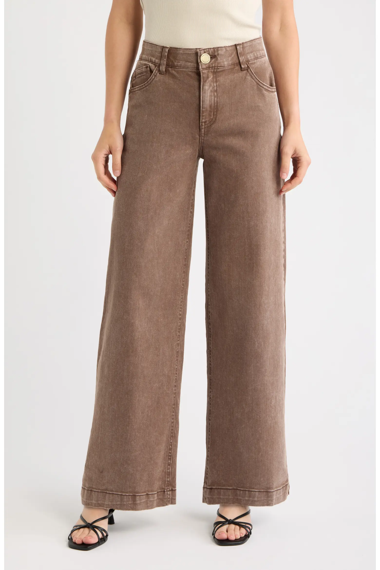 Wit & Wisdom, Sam High Waist Wide Leg Jeans