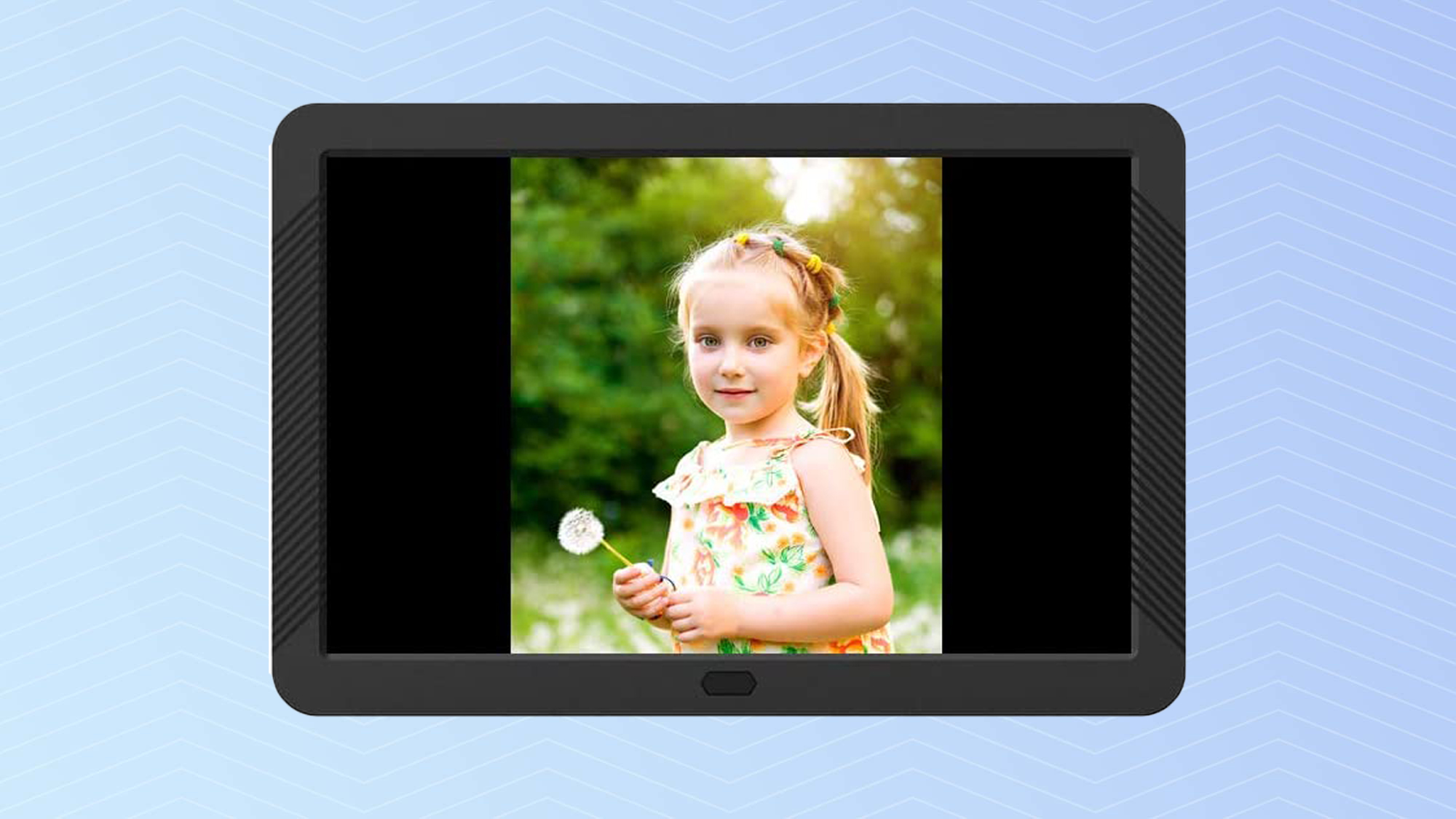 Atatat Digital Photo Frame vertical image presented horizontally