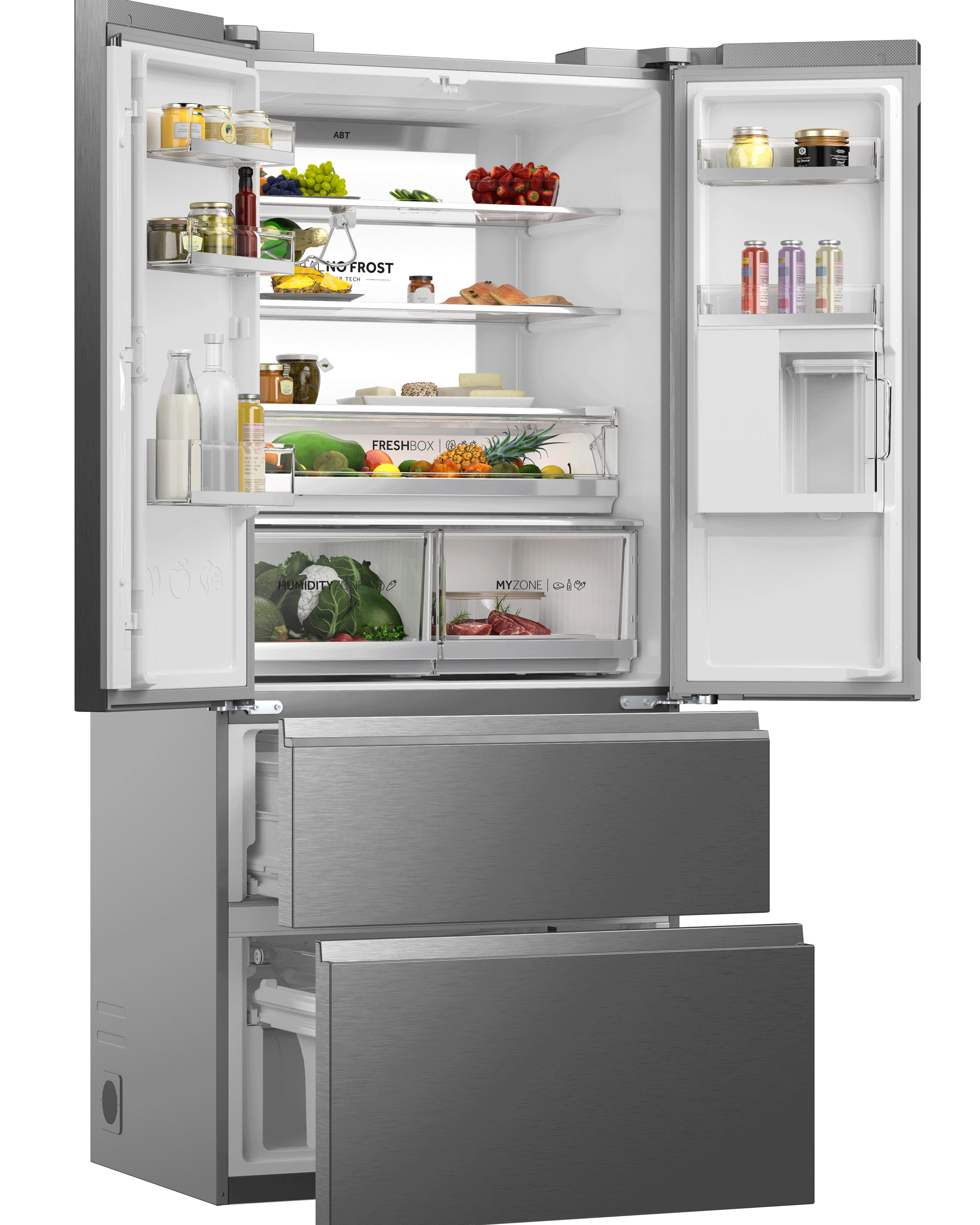 Learn how to store food correctly in a Haier fridge freezer