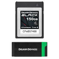 Delkin Black 150GB CFexpress card + reader | £288| £199
SAVE £89