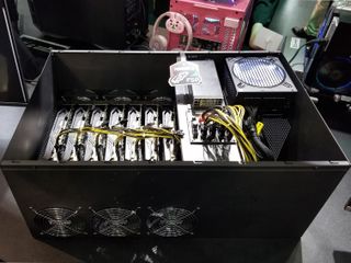 ASRock Superb Mining Rig with Seven Phantom RX 580 Cards