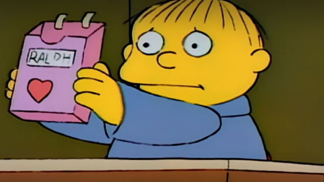 Ralph in The Simpsons.