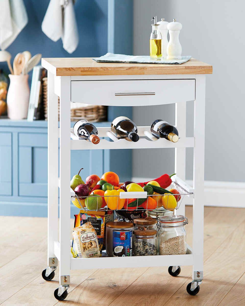This Aldi Kitchen Storage Trolley Will Solve All Your Small