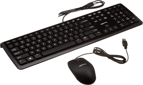Wired USB Keyboard and Mouse Combo