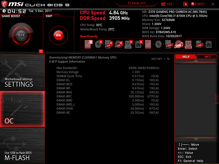 cpu z msi