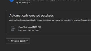 Create a Passkey