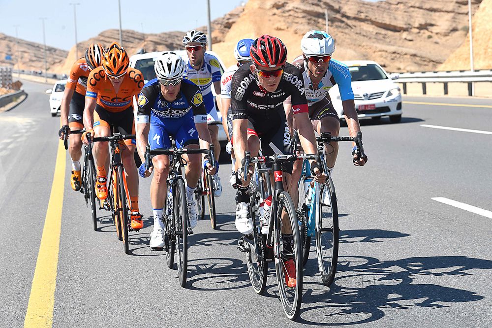 The day's breakaway in Oman