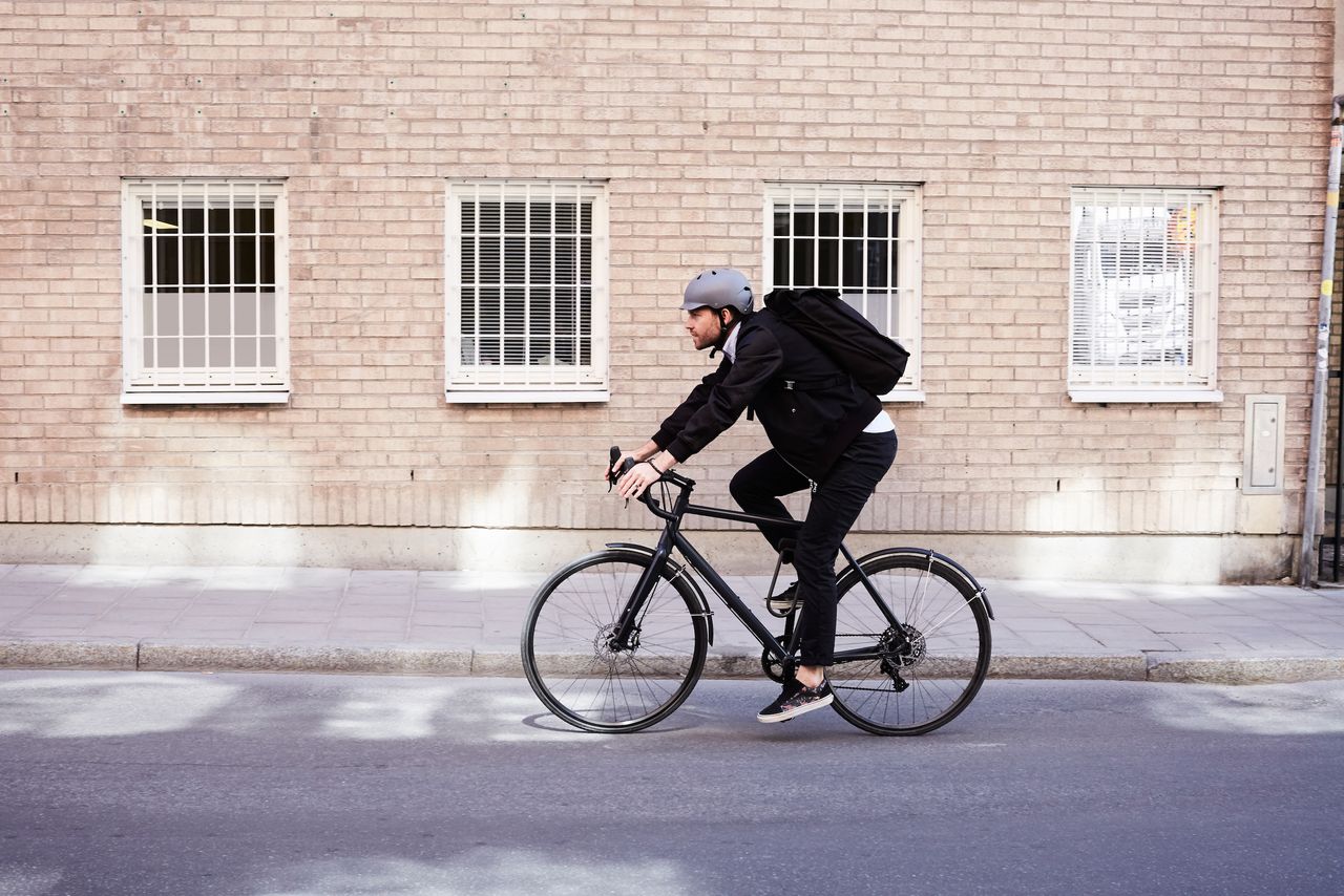 Cycling in city