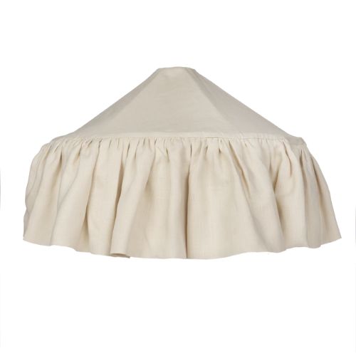 Alice Palmer, Oat 100% Linen Pantry Lampshade, 20&quot;