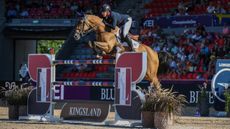 Harry Charles and Romeo 88, who are competing for Great Britain at the Paris 2024 Olympic showjumping