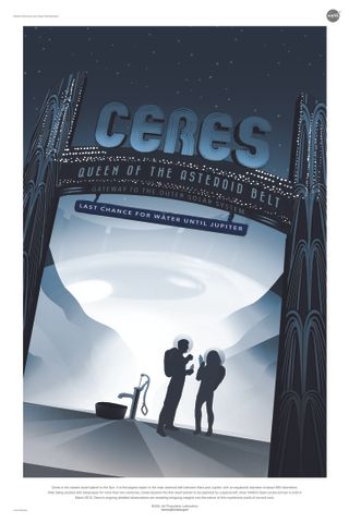 NASA Space Poster - Ceres