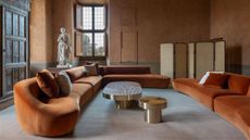 Toan Nguyen’s Fendi Casa Sandia sofa in the Petit Salon at Villa Medici