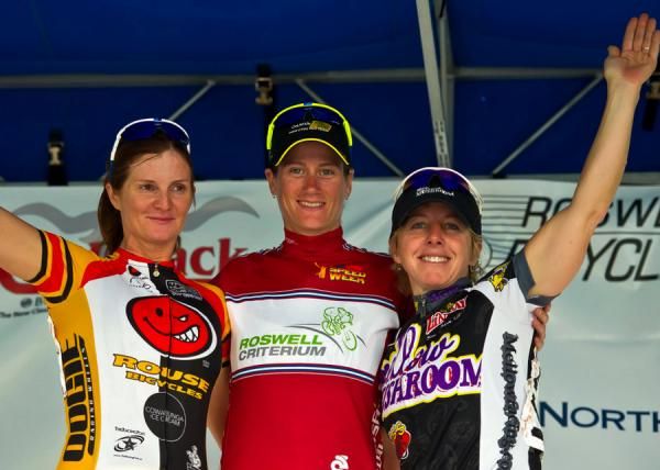 The Women's podium.