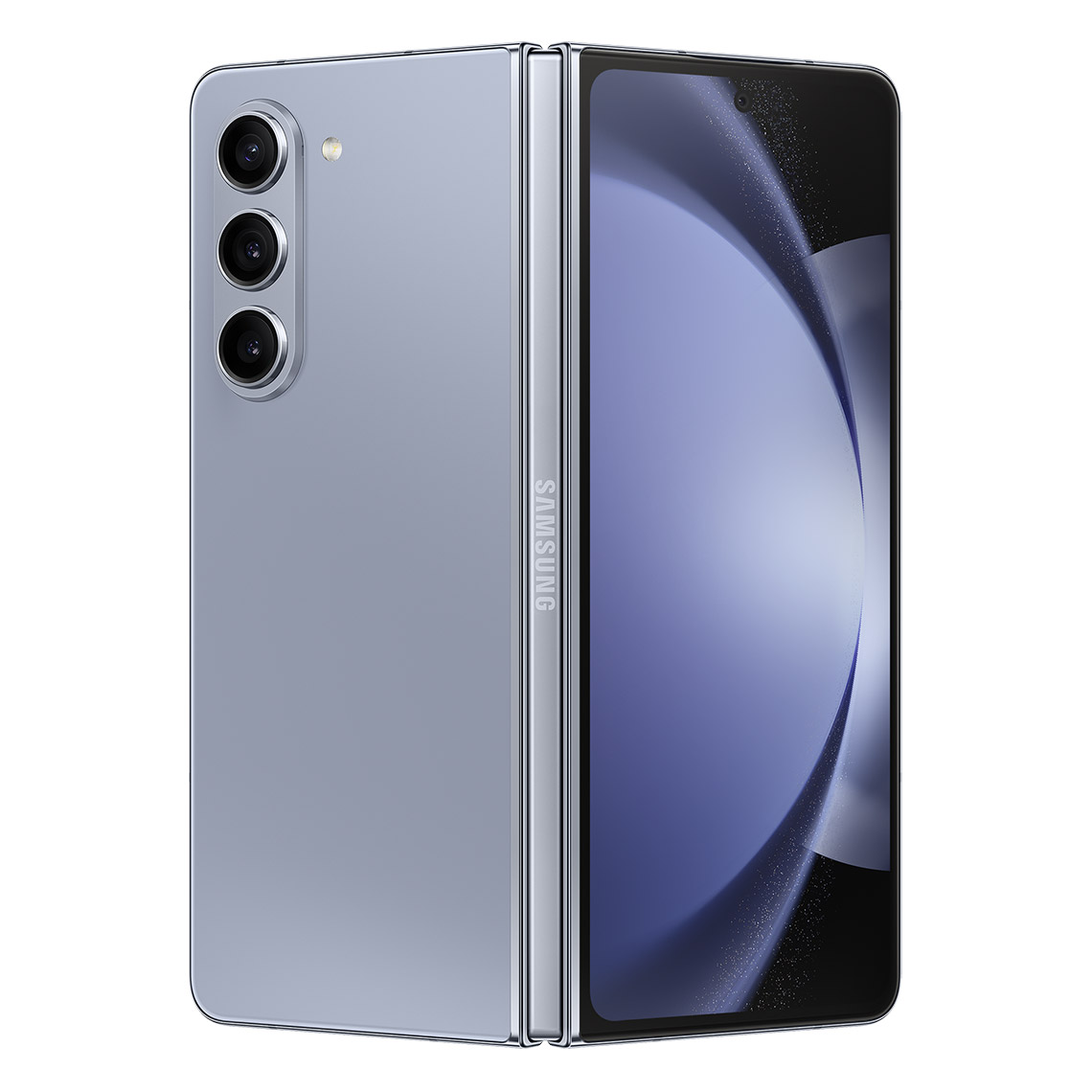 Samsung Galaxy Z Fold 5 on a white background
