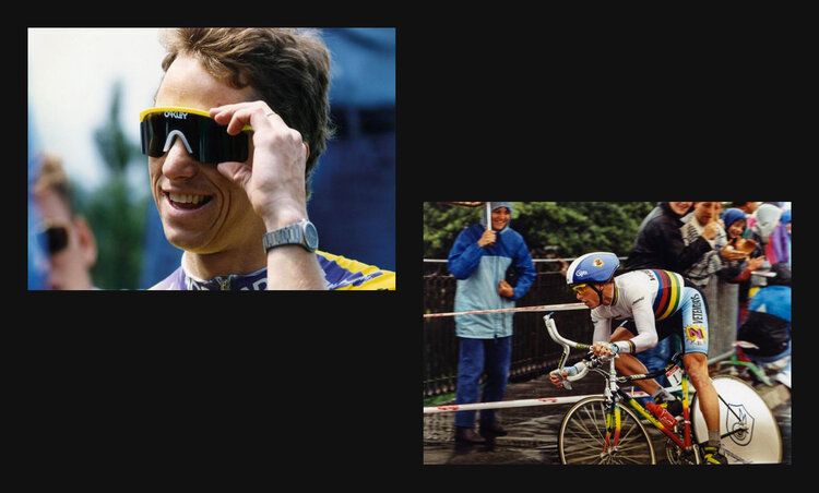 Greg LeMond, the man who popularized Oakley's Eyeshade