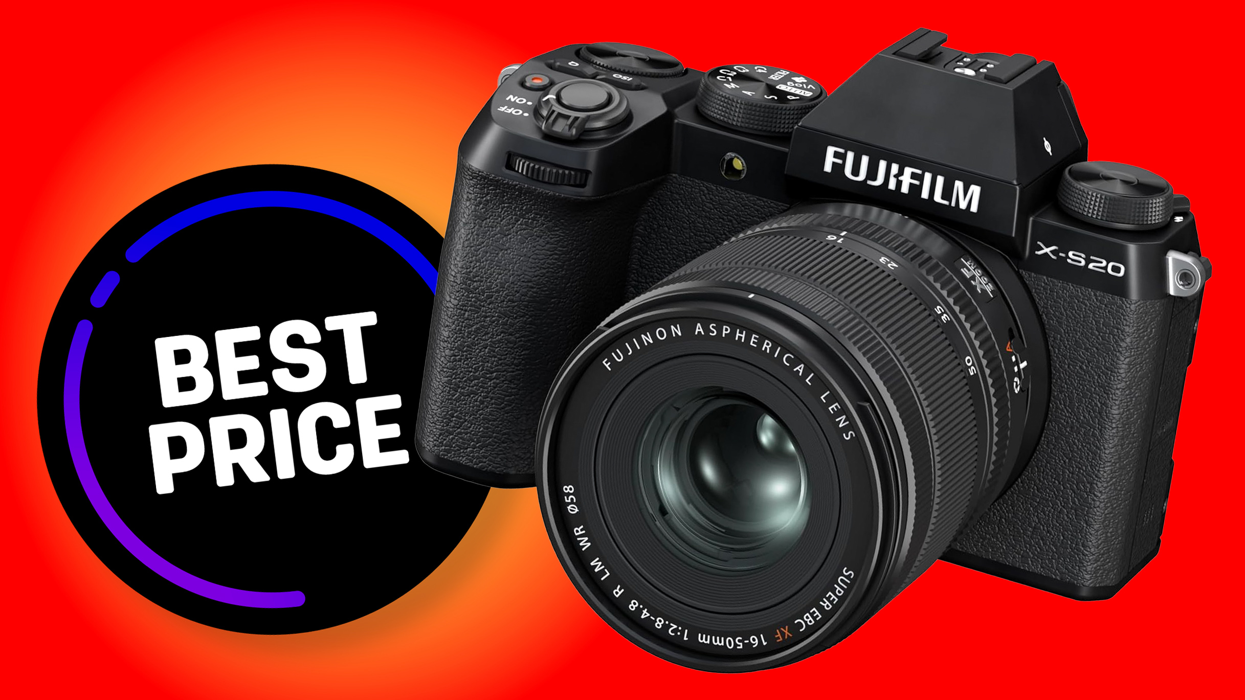 Fujifilm X-S20 zoom kit best price deal