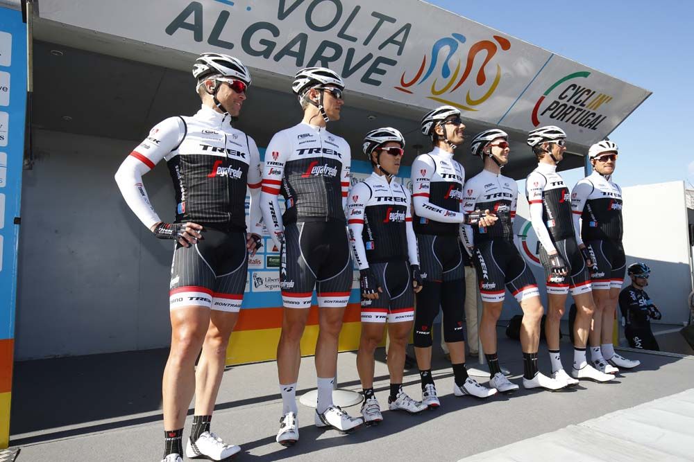 Trek Segafredo line-up for the start