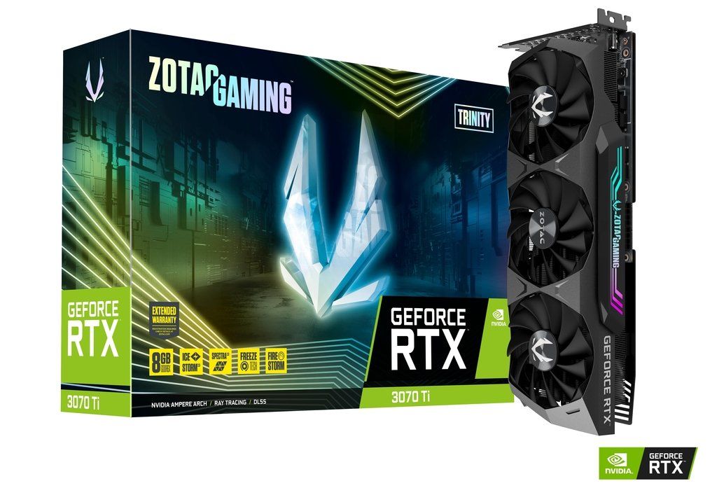 Zotac RTX 3070 Ti Trinity, AMP Holo