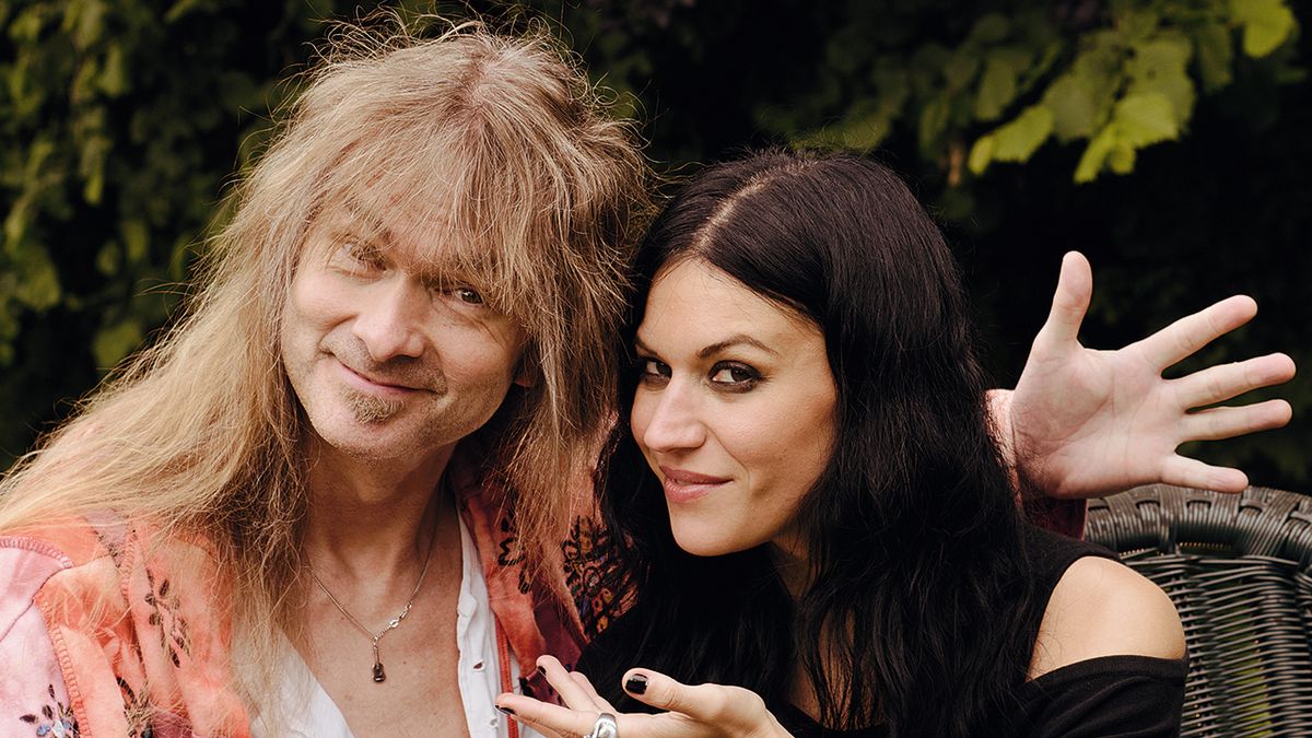 Arjen Lucassen and Cristina Scabbia