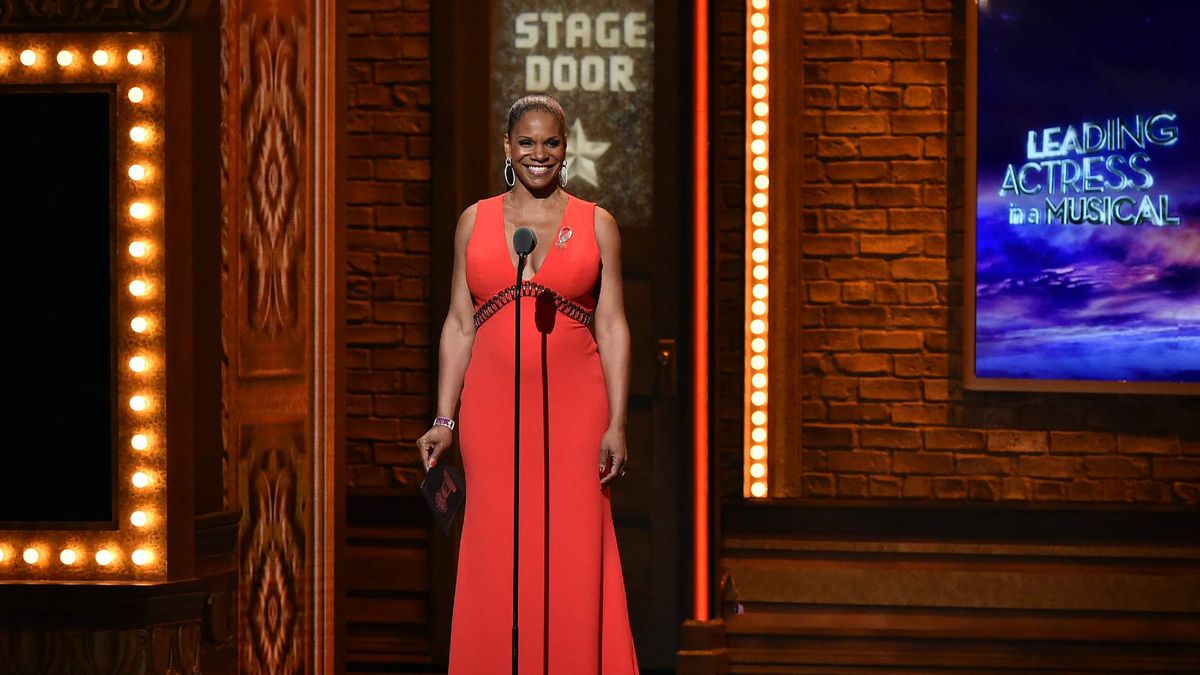 Audra McDonald presents at the Tony Awards