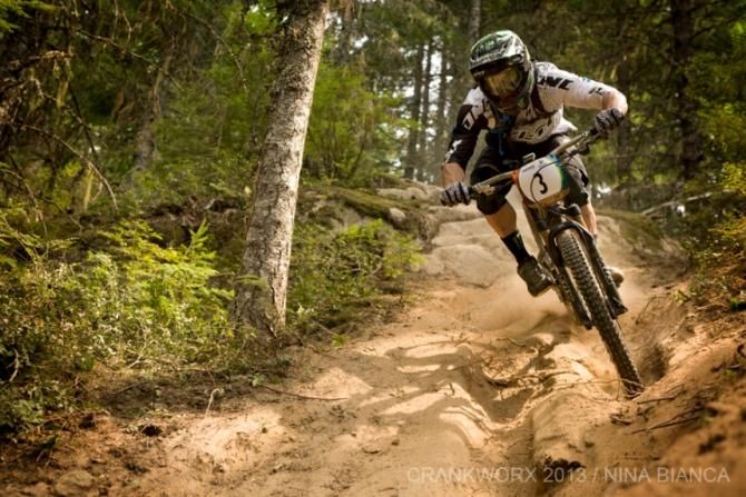 Jared Graves on his way to winning the Crankworx Enduro