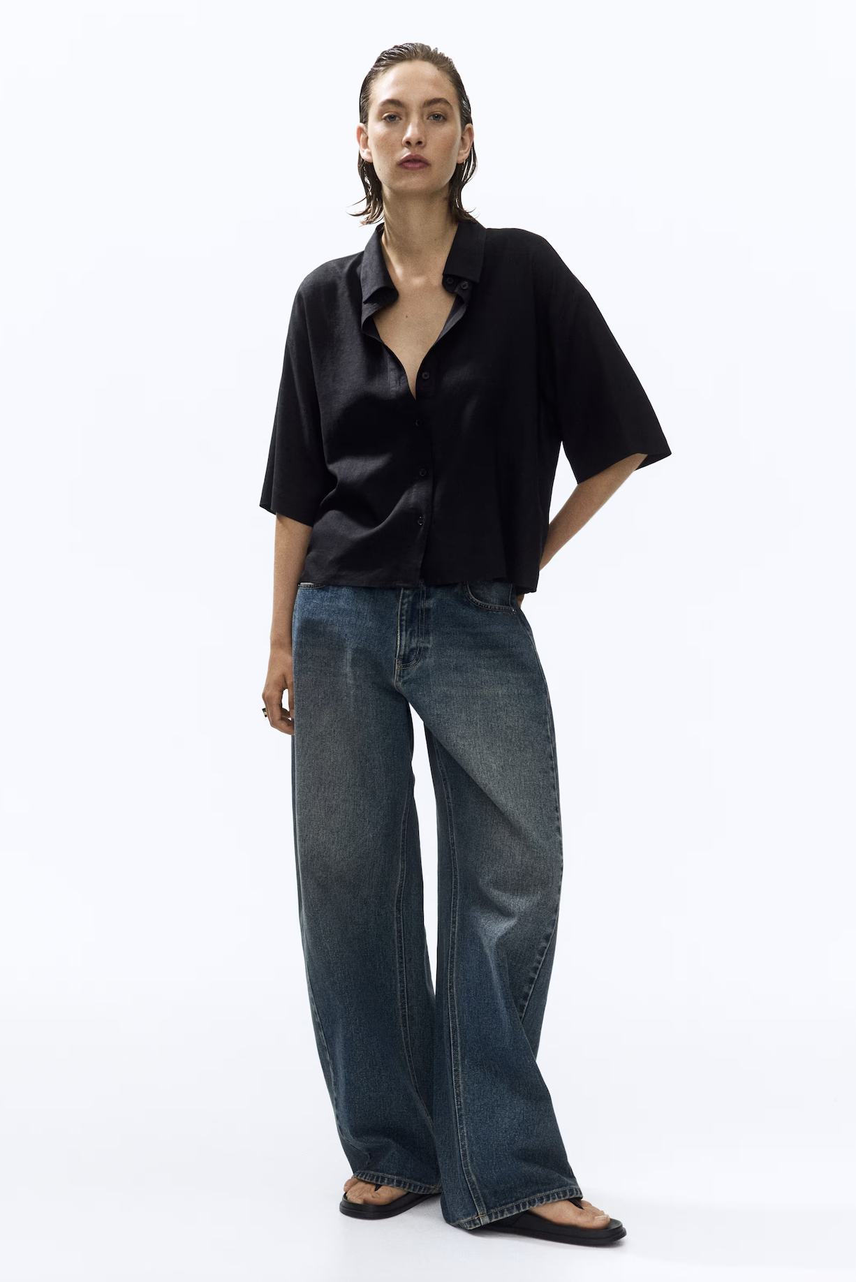 hm, Linen Blend Shirt