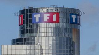 TF1 logo on headquarters building