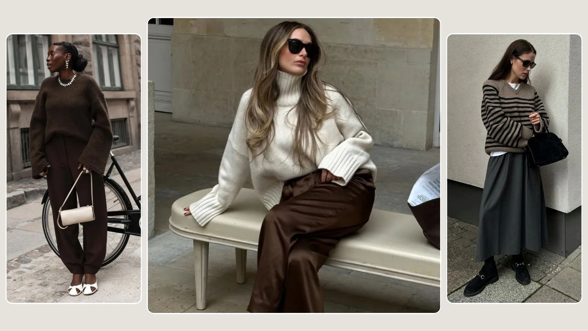 @daniellejinadu, @haaannajohansson, @annabelrosendahl show chic autumn outfits for 2025