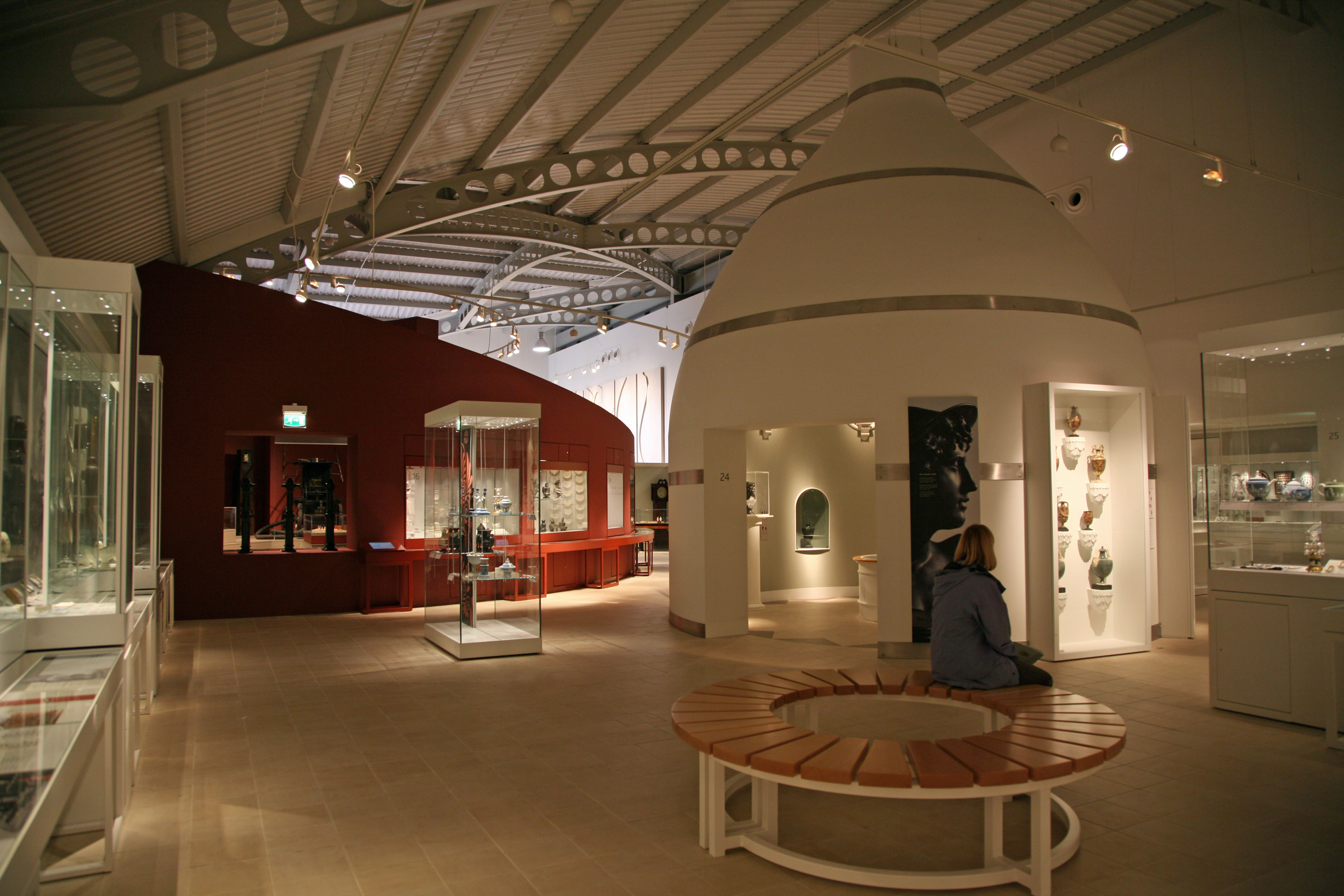 The Wedgwood museum at the factory in Barlaston
