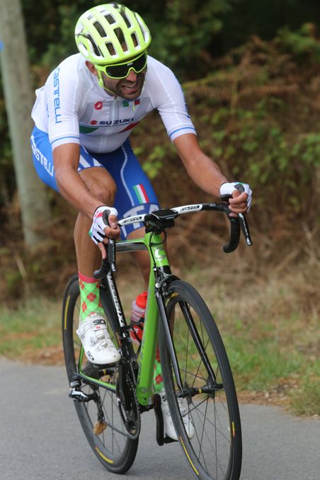 Moreno Moser (Italy) on the attack
