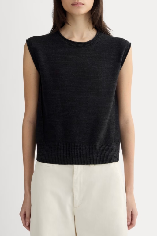 Everlane, The Muscle Sweater in Cotton Linen