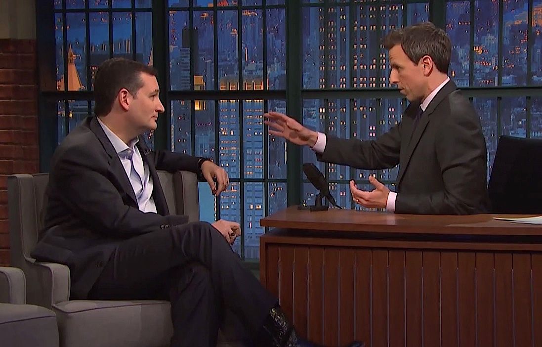 Seth Meyers and Ted Cruz debate gay marriage