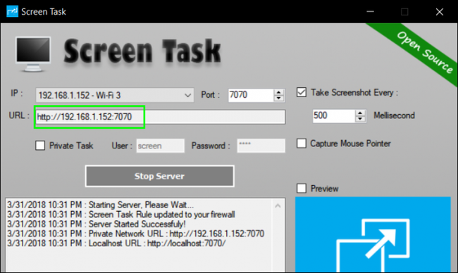 Screen sharing как подключить. Screen task. Скрин таск ох во 2 слоте.