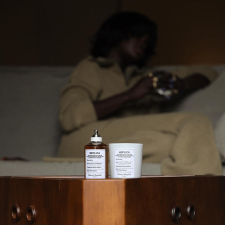 Amy Lef&eacute;vre with Maison Margiela Replica fragrances