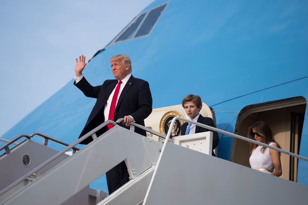 President Trump returns from his seventh weekend at Mar-a-Lago