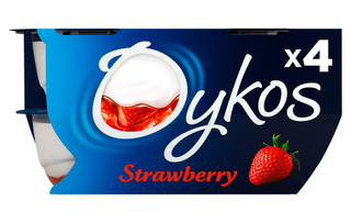 Danone Oykos Strawberry Yogurts