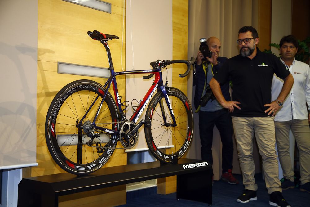 The 2017 Bahrain Merida team bike