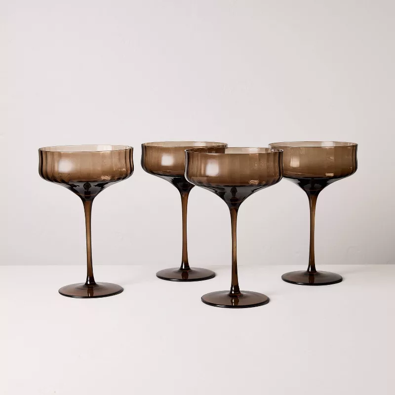 Set of 4 12oz Coupe Glasses - Hearth & Hand™ With Magnolia