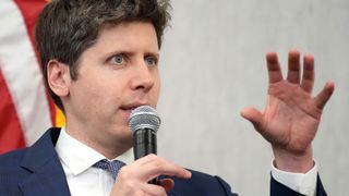 Sam Altman, CEO of OpenAI, delivers remarks at the Integrated Review of the Capital Framework for Large Banks Conference at the Federal Reserve on July 22, 2025 in Washington, DC.