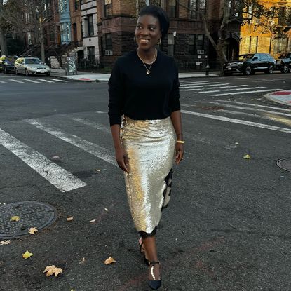 nikki ogunnaike in j.crew