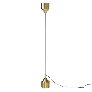 minimalist gold floor lamp