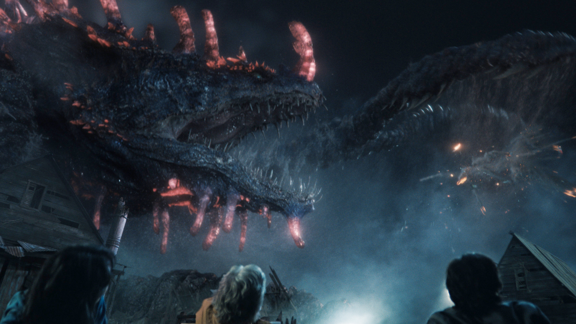 يزأر Titan X وهو يضرب أحد مخالبه العملاقة في Monarch: Legacy of Monsters، الموسم 2، الحلقة 5