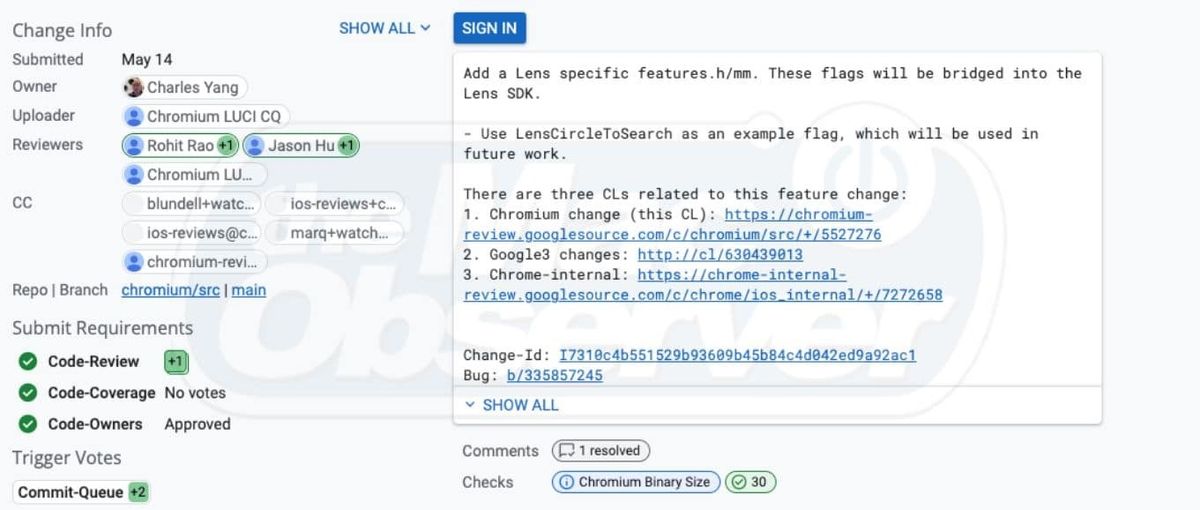 Circle to Search for iOS