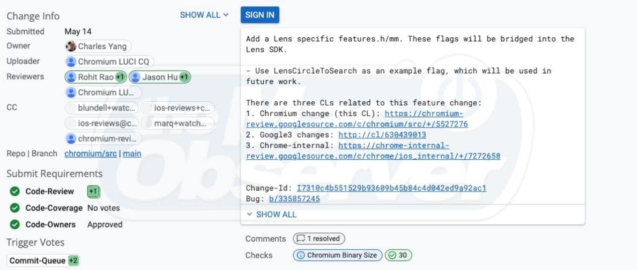 Circle to Search for iOS