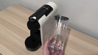 How to clean a Nespresso: clean water tank