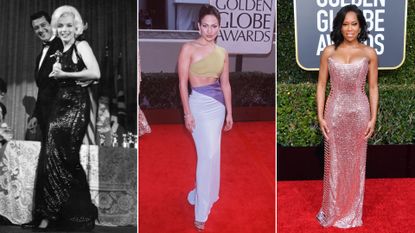 Best Golden Globes dresses ever on Marilyn Monroe, Jennifer Lopez, Zoë Kravitz