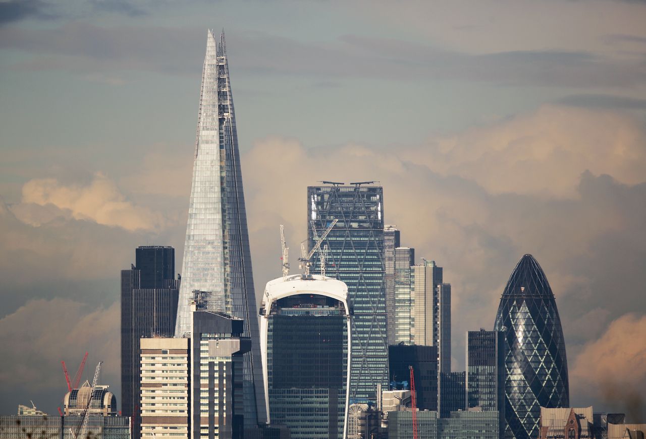 LONDON, ENGLAND - FEBRUARY 18:London&amp;#039;s financial district, known as the Square Mile, is dominated by sky scrapers on February 18, 2014 in London, England.(Photo by Peter Macdiarmid/Getty Imag